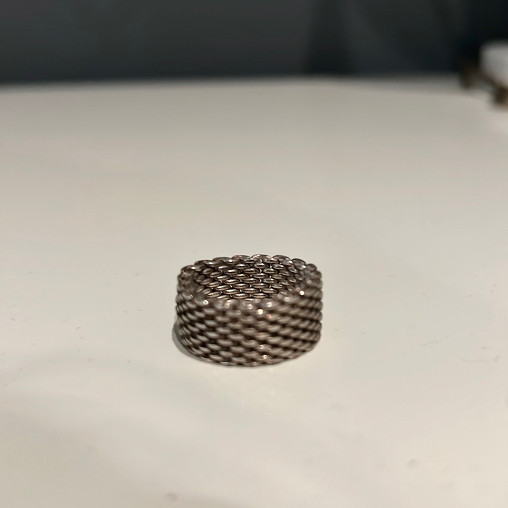 Tiffany mesh ring